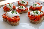 sandwiches, roll, wild salmon
