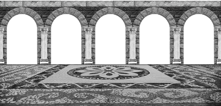 Free Arches Arcade illustration and picture