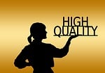 woman, silhouette, quality