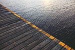 wooden, bridge, boards