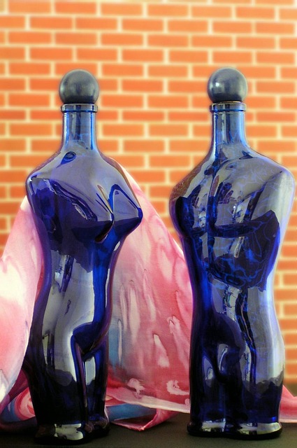 Flaske, Kunst, Glas Flaske, Deco