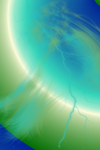 Free lightning chaotic storm illustration
