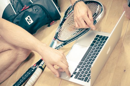 Squash, Sport, Muž, Hra, Raketa, Míč