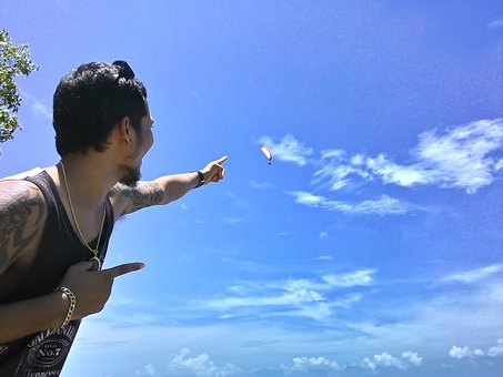 Free Sky Person photo and picture