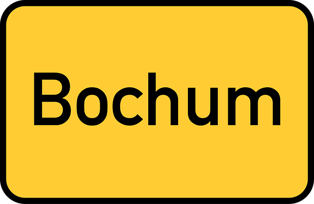 Free bochum town sign city limits sign illustration