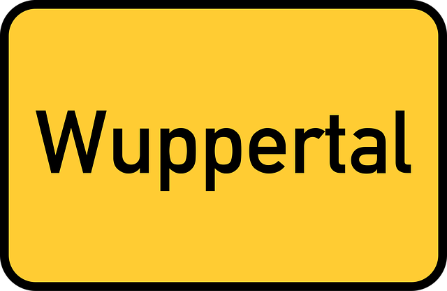 Free wuppertal town sign city limits sign illustration