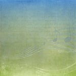 music, staff, blue