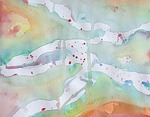 watercolor, background, design