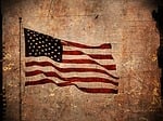 american flag, textured, rough
