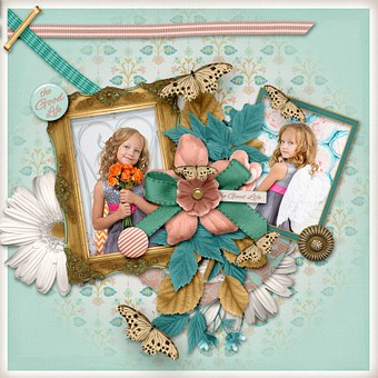 Free Scrapbooking Collage illustration and picture
