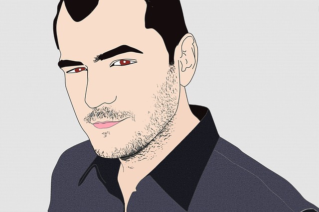 Download free HD stock image of Man Male Free man male portrait illustration