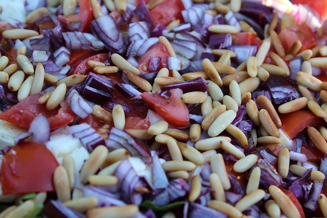 Free Salad Pine Nuts photo and picture