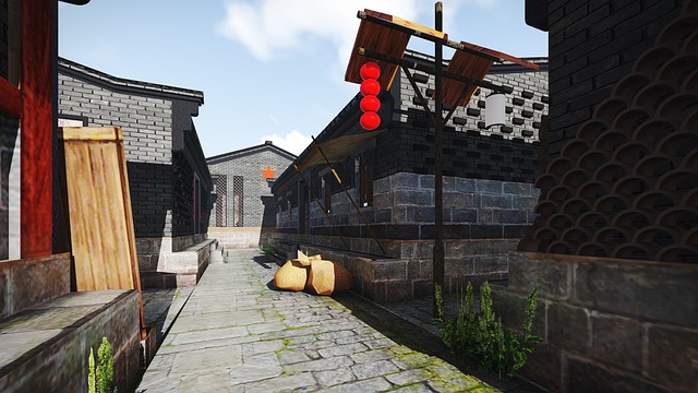Free Ancient Town Building Renovation photo and picture