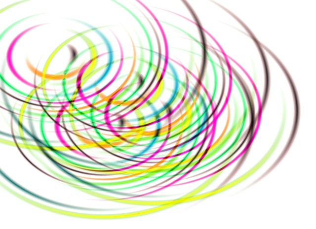 Free background circles concentric circles illustration