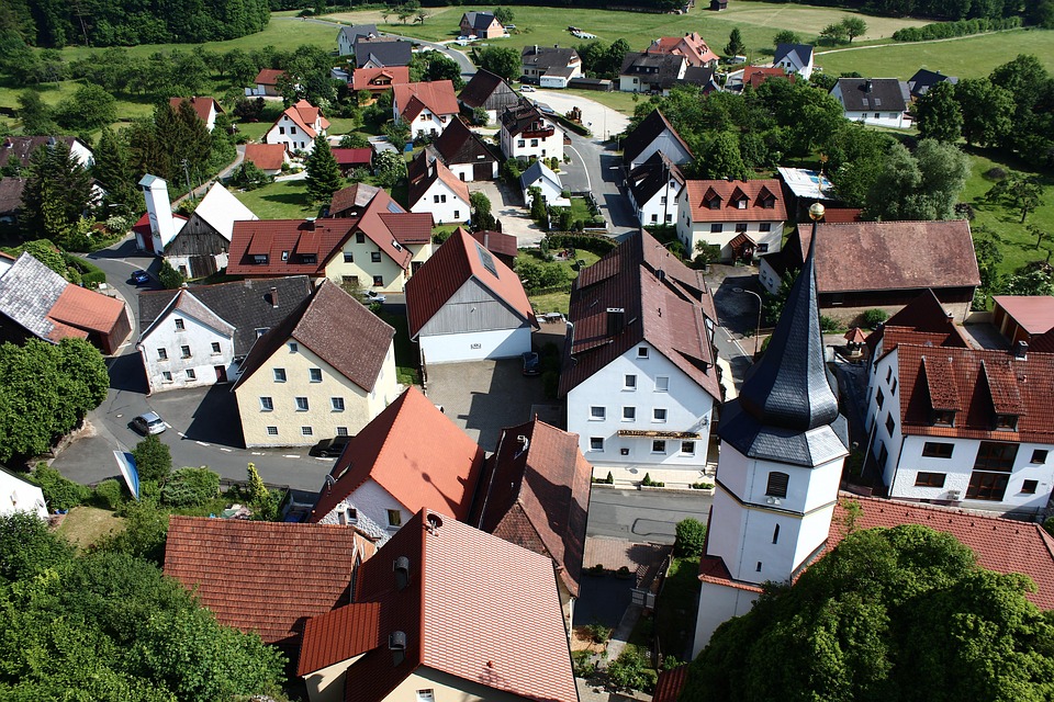 Village Church Bird'S Eye View · Free photo on Pixabay