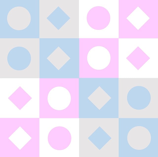 Free pastel shapes baby illustration