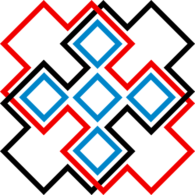 Free abstract symmetry design vector