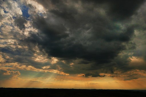 Paraíso, Nuvens, Natureza, Pôr Do Sol