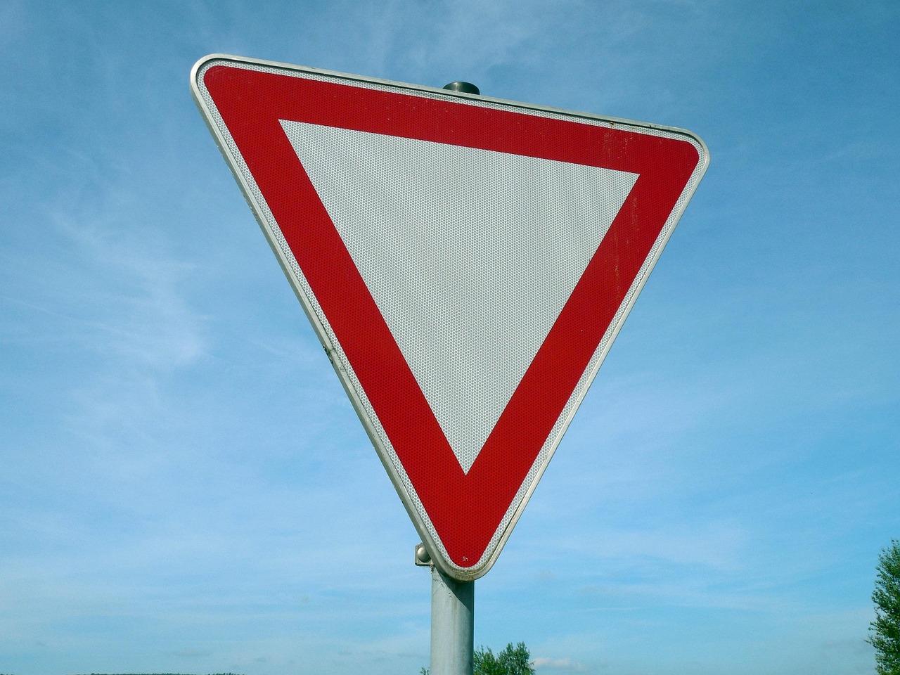 Right Of Way Traffic Sign Street Free Photo On Pixabay