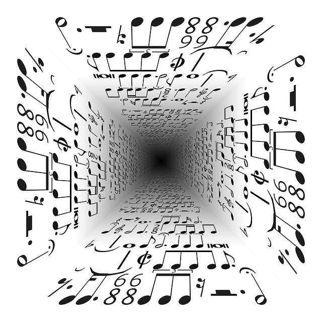 Free grades music vanishing point illustration