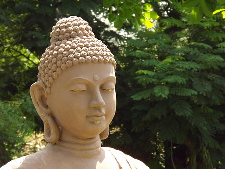 Buddha, Kopf, Garde, Statue, Buddhismus
