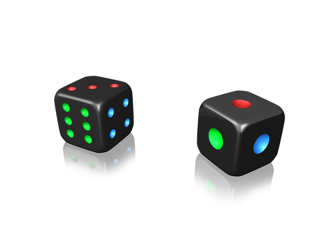 Free dice black risk illustration
