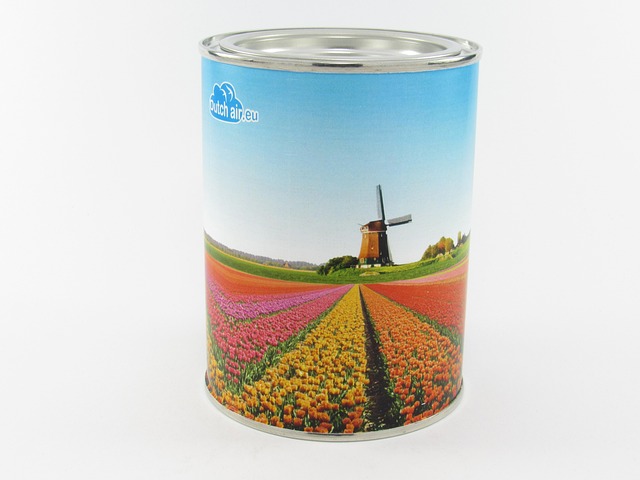 look, looks, tin can, white, metal, paper, container, tin, gift, lids, put away, closure, to fill, image, photo, tulip, tulips, mill, present, colors, color, sheet steel
