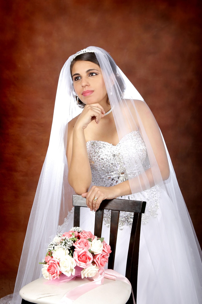 Bride preparing before the ceremony
