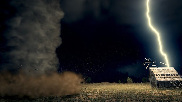 Free b3d blender tornado illustration