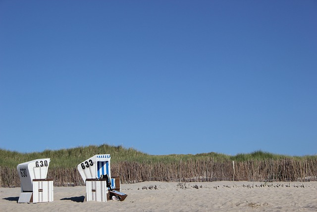 Free Beach Chair North Sea photo and picture
