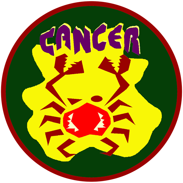Free cancer astrology zodiac illustration