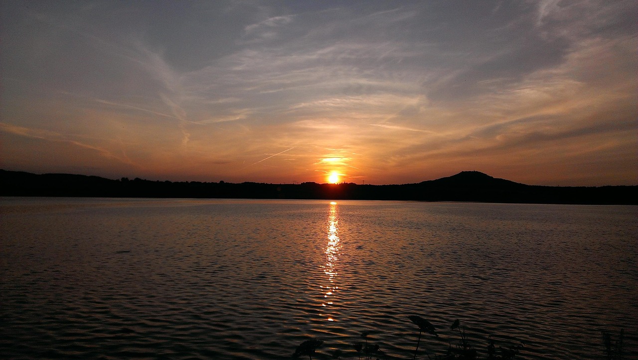 Free Lake Sunset photo and picture