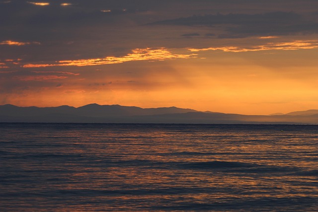 Zonsopkomst, Natuur, Horizon, Zee, Zomer