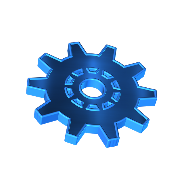 Free gears function together illustration