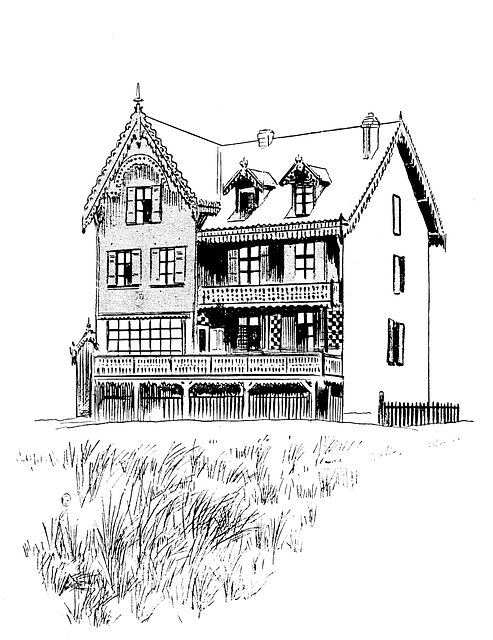 Download free HD stock image of House Building Free house building house facade illustration