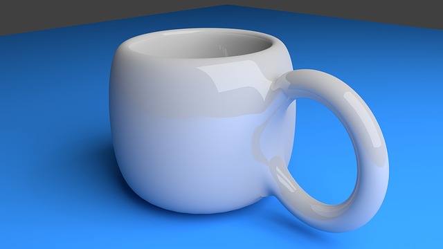 Taza, Café, Té, Vacío, Beber, Azul Café