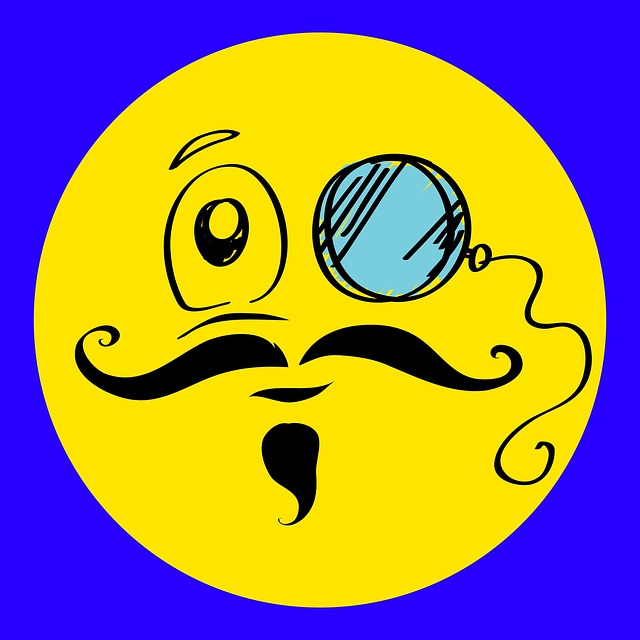Free smiley emoticon professor illustration