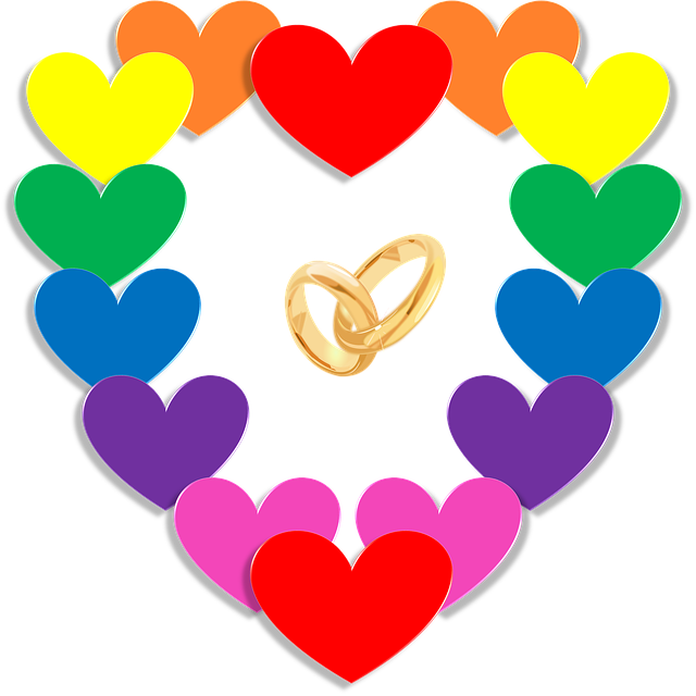 Free marriage equality rainbow illustration