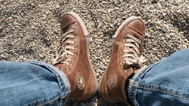Free Sneakers Gravel photo and picture