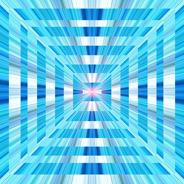 有创造力的, 抽象, 冰, 蓝色的, 爆裂, 3D, 层, 覆盖, 深度, 尺寸