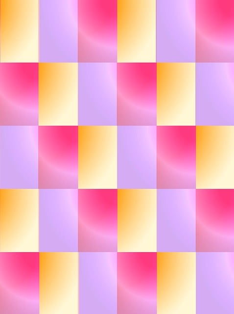 Free gradient geometric mosaic illustration
