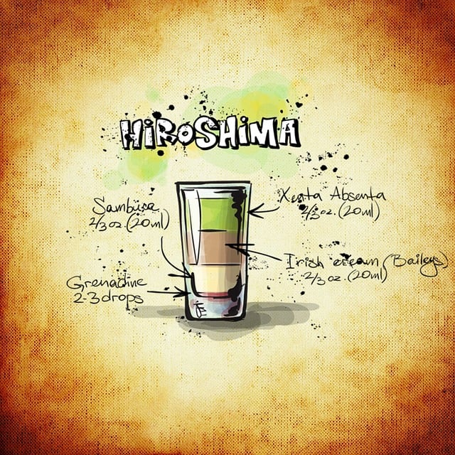 Hiroshima, Cocktail, Getränk, Alkohol