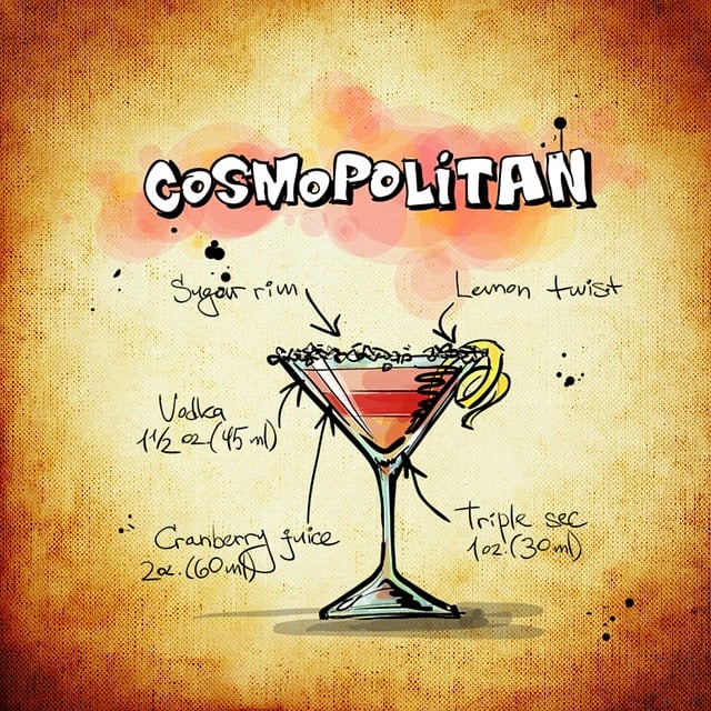 Cosmopolitan, Cocktail, Getränk, Alkohol