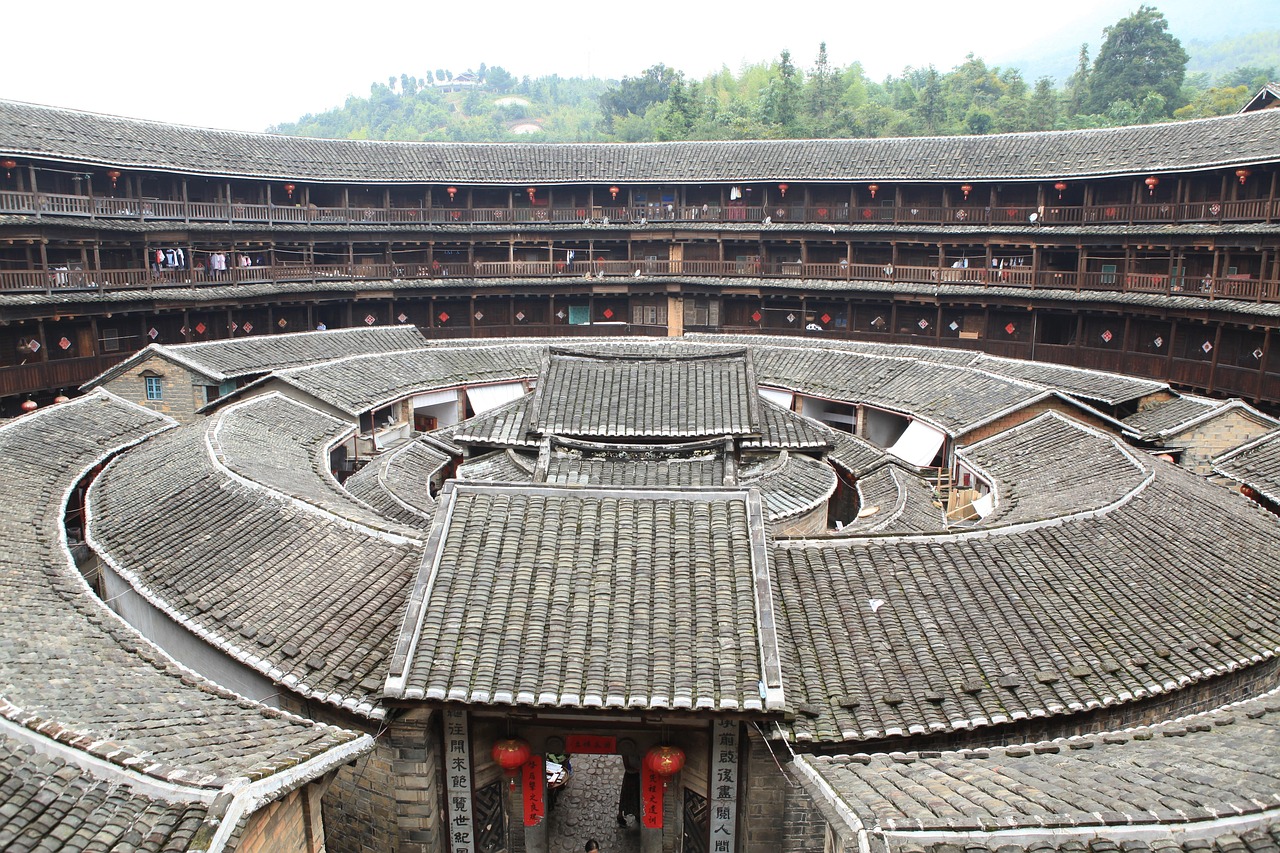 中国, 福建, 客家, 少数民族, 民居, 土楼, 中国古典建筑, 中国古代建筑