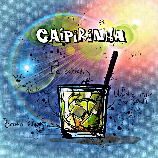Download free HD stock image of Caipirinha Cocktail Free caipirinha cocktail drink illustration