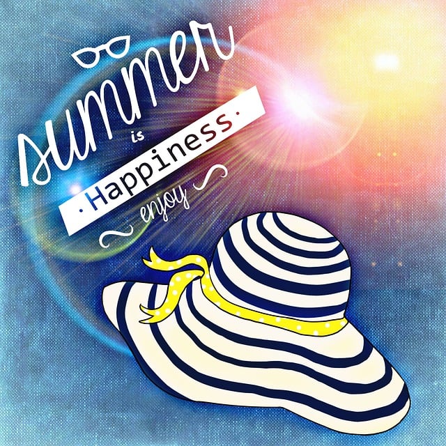 Sommer, Sol, Ferie, Kasket, Natur