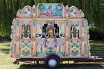 amsterdam street organ, early 20th century, brightly coloured
