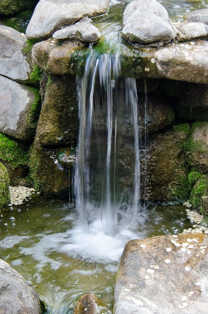 Die Natur, Steine, Steingarten, Wasser