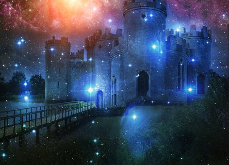 Free Castle Stars illustration and picture