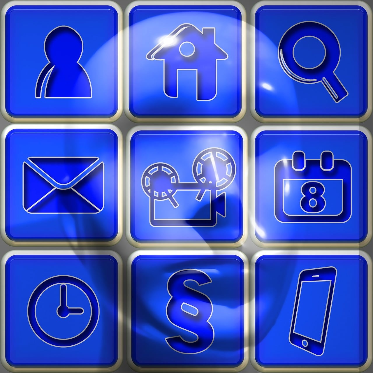 Download free HD stock image of Social Network Man Free social network man face illustration